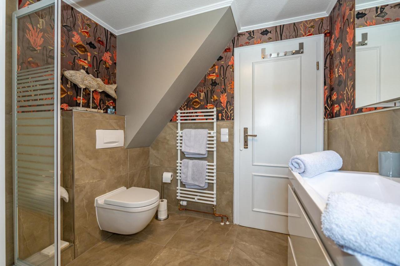 Gemuetliche Wohnung Unter Reet Mit Pool Und Sauna In Keitum Buitenkant foto